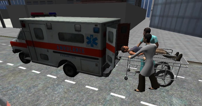 Ambulance Parking 3D Extended