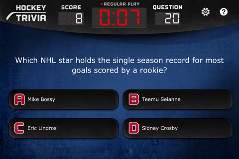 New York Rangers - Hockey Trivia Lite screenshot 2