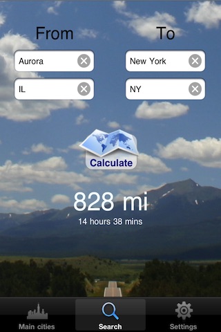 US Distances screenshot 2