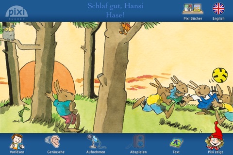 Pixi Buch „Schlaf gut, Hansi Hase“ für iPhone screenshot 2