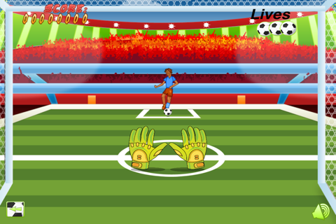 Ultimate Football Goal Stop - A Soccer Sports World Goalie Game screenshot 2