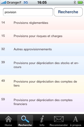 Plan comptable Général 2010 pro screenshot 2