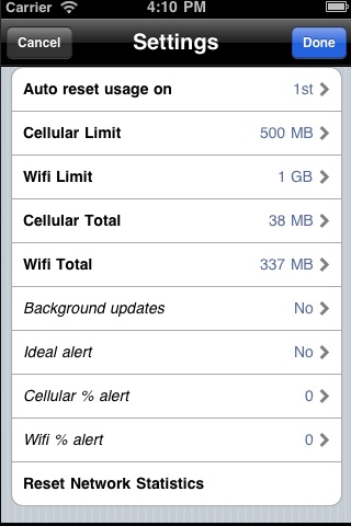Data Usage Tracker screenshot 3