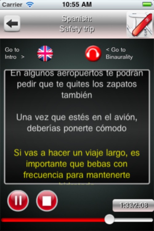 Binaurality Business Spanish Lite screenshot-4
