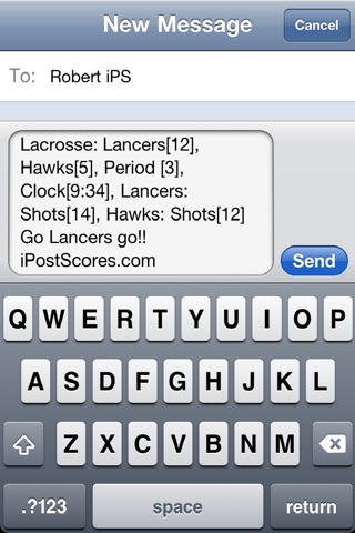 Lacrosse Scoreboard screenshot 2