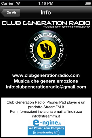 Club Generation Radio screenshot 4