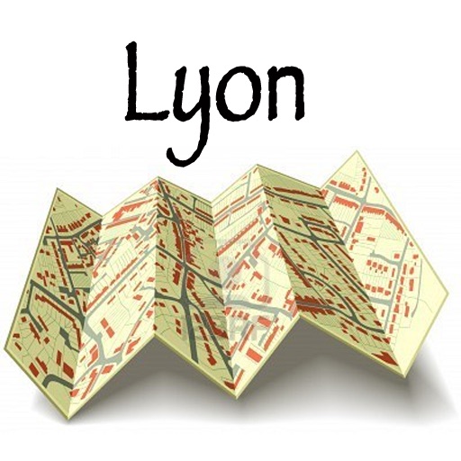 Maps of Lyon, France