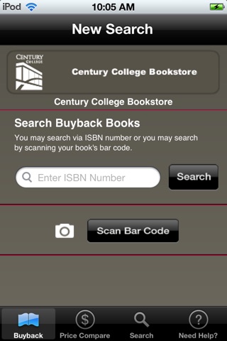 On The Go Century College Bookstore screenshot 2