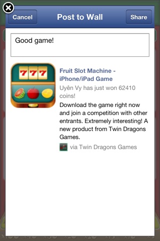 Fruit Slot Machine screenshot 3