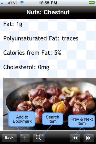 Food Calorie List screenshot 4