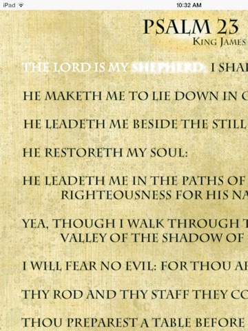 Psalm 23 Anointed screenshot 2