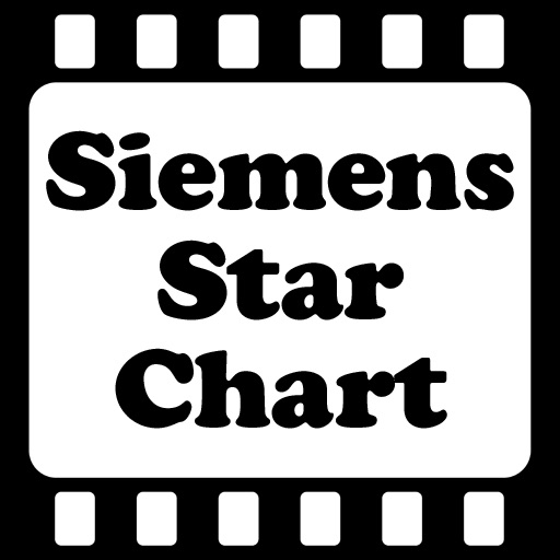 Siemens Star Chart HD Pro