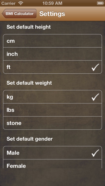 BMI Calc Free screenshot-4