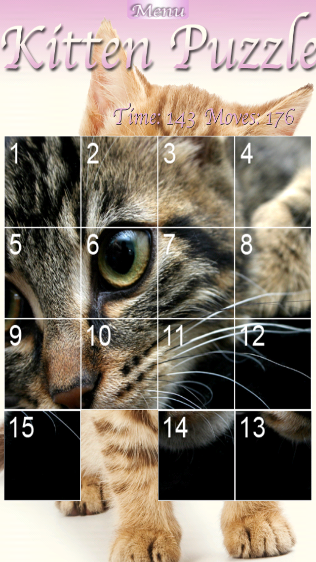 Kitten Slider Puzzle HDのおすすめ画像4