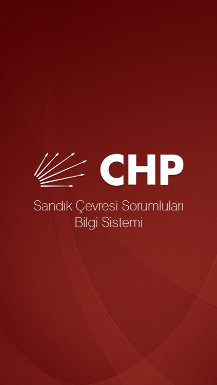 CHP SÇS (Sandık Çevresi Sorumluları Bilgi Sistemi)