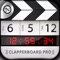 A professional-grade advanced clapperboard app with clear audio and visual sync marks with variable FPS timecode and clock
