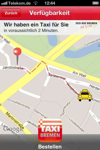 Taxi Bremen screenshot 4