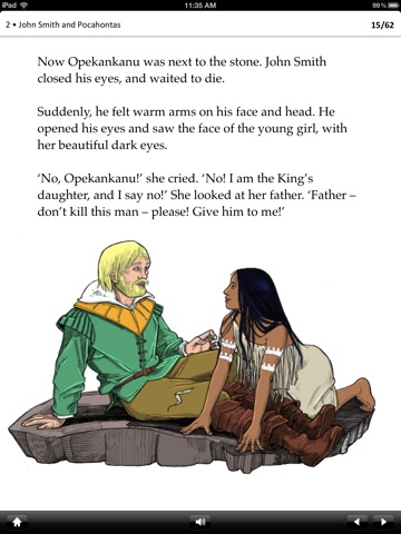 Pocahontas: Oxford Bookworms Stage 1 Reader (for iPad) screenshot 2