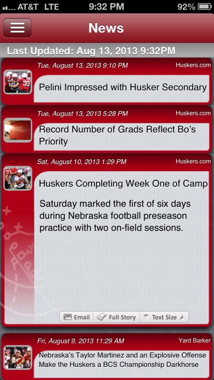 Nebraska Football Live