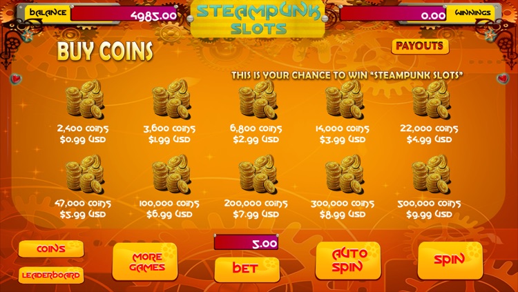 SteamPunk'd Casino Slot