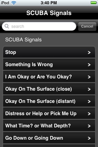 SCUBA Hand Signals screenshot 3