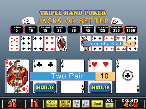 Mojo Video Poker HD screenshot 2