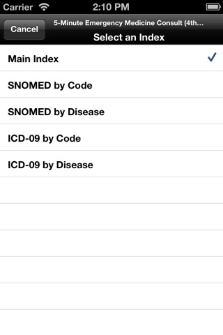 5 Minute Emergency Medicine Consult (4th Ed). screenshot 4