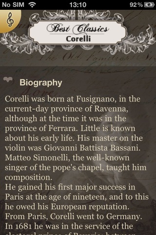 Best Classics: Corelli FREE screenshot 4