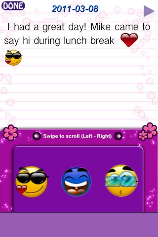 Amazing Secret Diary Lite screenshot 3