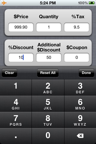 Discount Shopping List Free with Sales Tax & Coupon screenshot 3