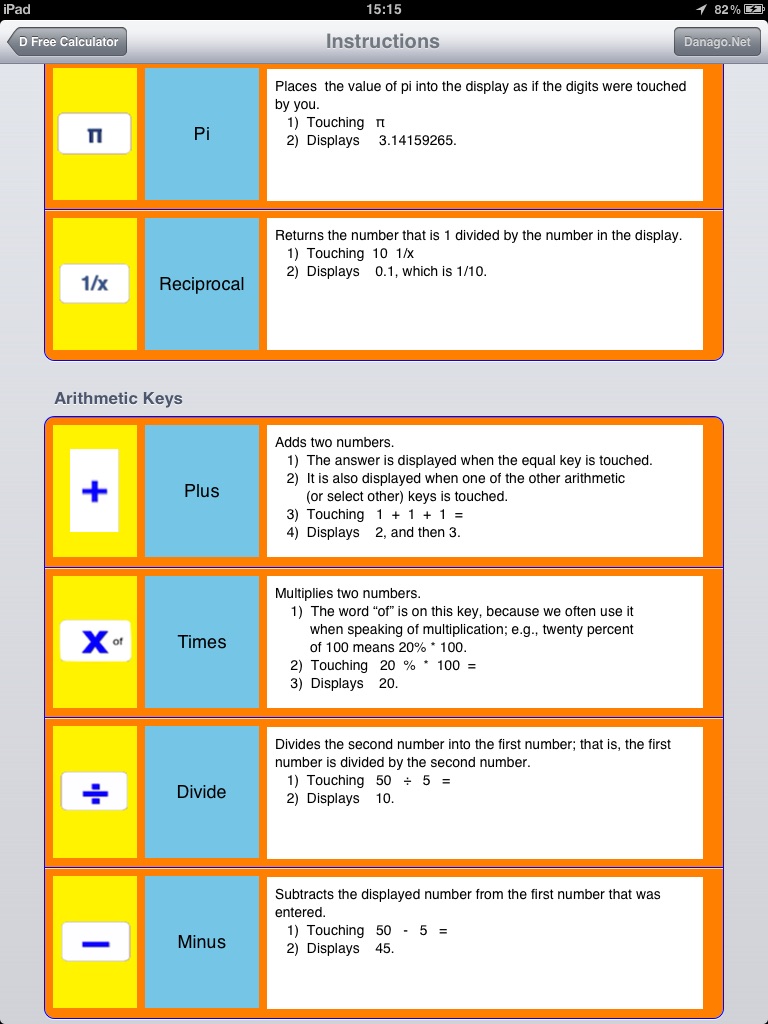 D Free Calculator screenshot 4