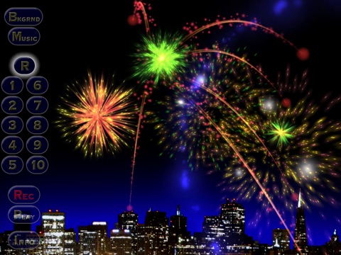 Musical Fireworks HD screenshot 3