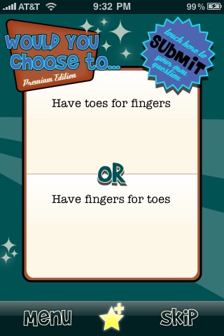 Would You Choose ... Premium - A Rather Fun Party Game screenshot 3