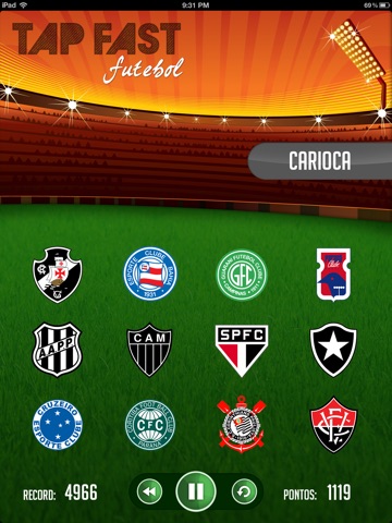 Tap Fast Futebol HD screenshot 4