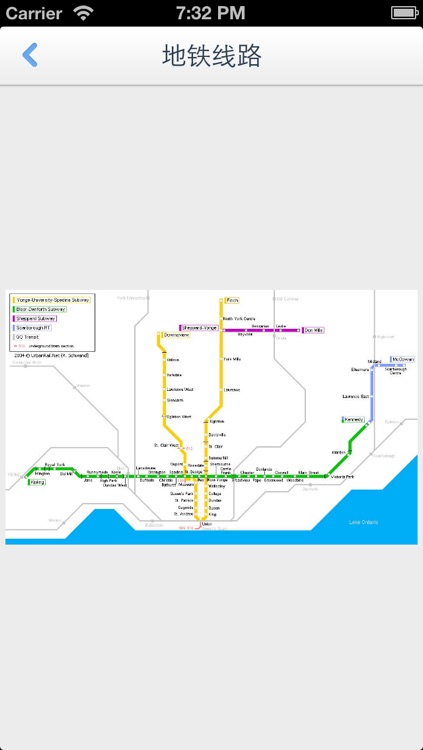 Toronto Offline Map(offline map, subway map, GPS, tourist attractions information) screenshot-4