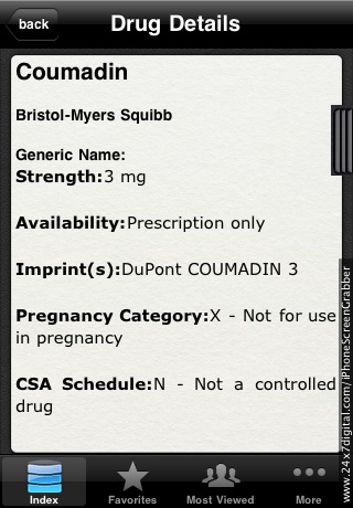 Pharmacy Pro includes Drugs info and Pill identifier screenshot 2