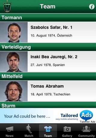 FC Wacker Innsbruck screenshot 3