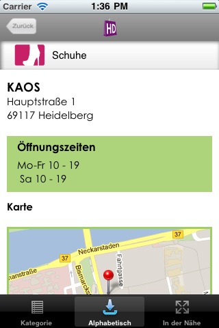 Heidelberg Shoppingguide screenshot 2