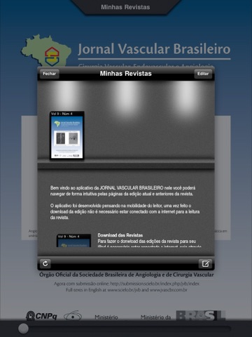 Jornal Vascular Brasileiro screenshot 2