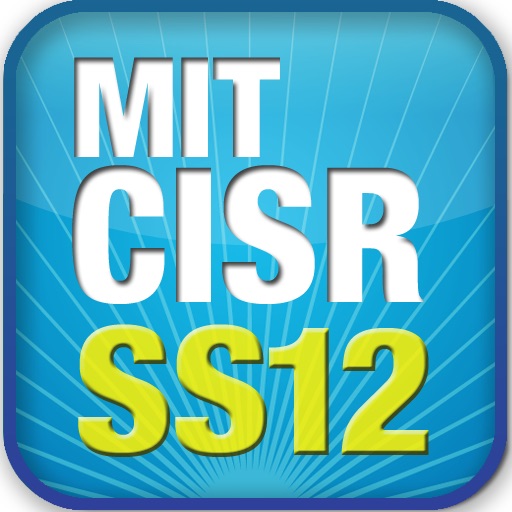 MIT CISR Summer Session 2012