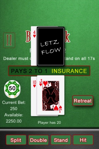 BlackJack HD+ screenshot 2