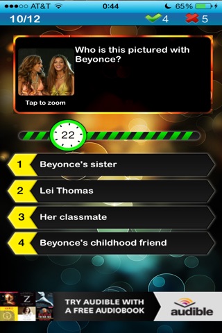 Celebrity Fan Quiz - Beyonce edition screenshot 4