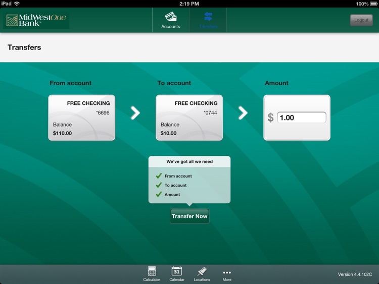 MidWestOne Bank for iPad screenshot-3