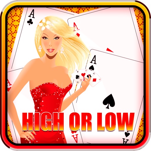 Bet High Or Low Las Vegas Jackpot Card Game of Skill iOS App