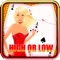 Bet High Or Low Las Vegas Jackpot Card Game of Skill