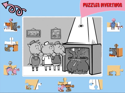 Three Pigs Interactive Book lite screenshot 3