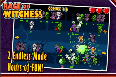 Rage of Witches Halloween Tap Tap Special screenshot 2