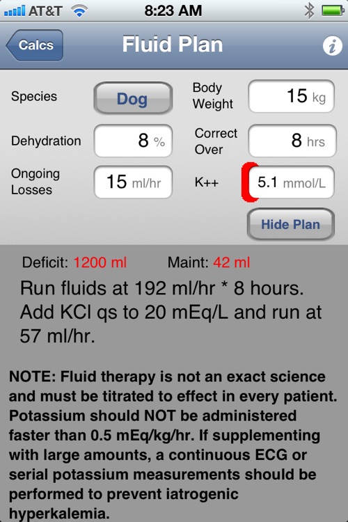 VetPDA Calcs