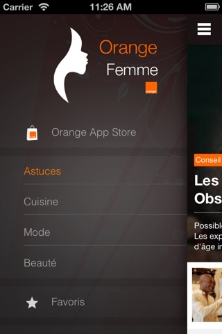 Orange Femme screenshot 2