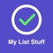 A little gesture driven app to keep lists of all the stuff you want to put in a list